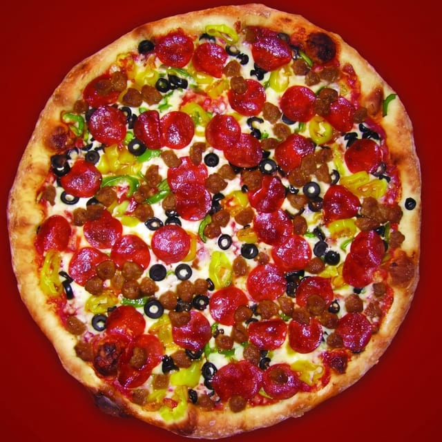1 Topping Pizza.